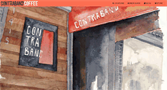 Desktop Screenshot of contrabandcoffeeroasters.com