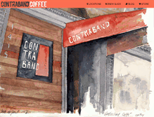 Tablet Screenshot of contrabandcoffeeroasters.com
